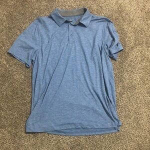 Casual Blue Polo Shirt for Men